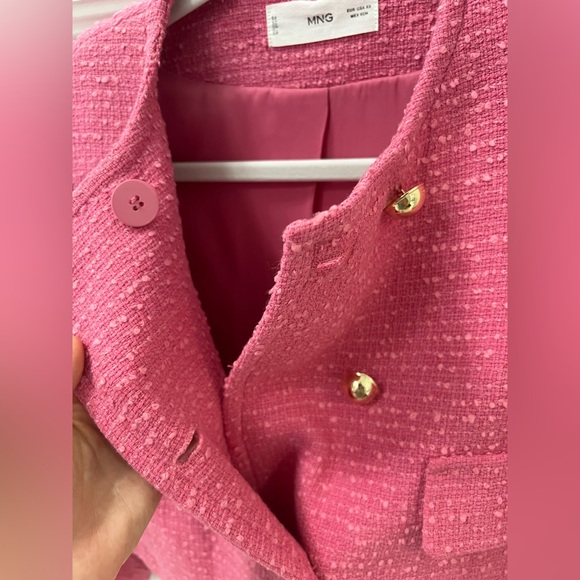 🩷NWOT🩷 MANGO Tweed Lady Jacket in XS - Picture 8 of 10